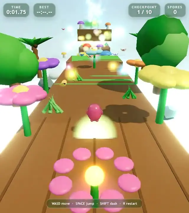 Qwen 3.8 Max on Jelly Jungle — 3D jungle run