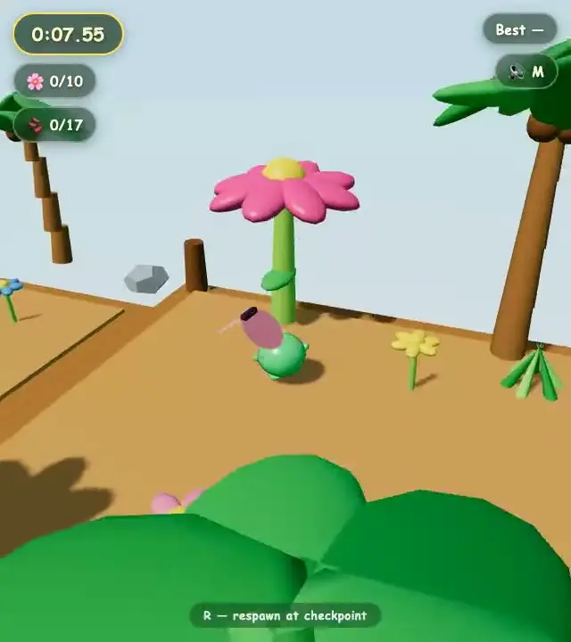 Qwen 3.8 Max on Jelly Jungle — 3D jungle run
