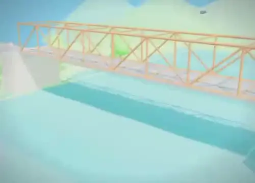 Kimi K3 on 3D destruction physics — tornado, wrecking ball, truss bridge